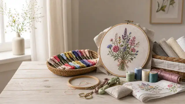 Broderi & Broderigarn